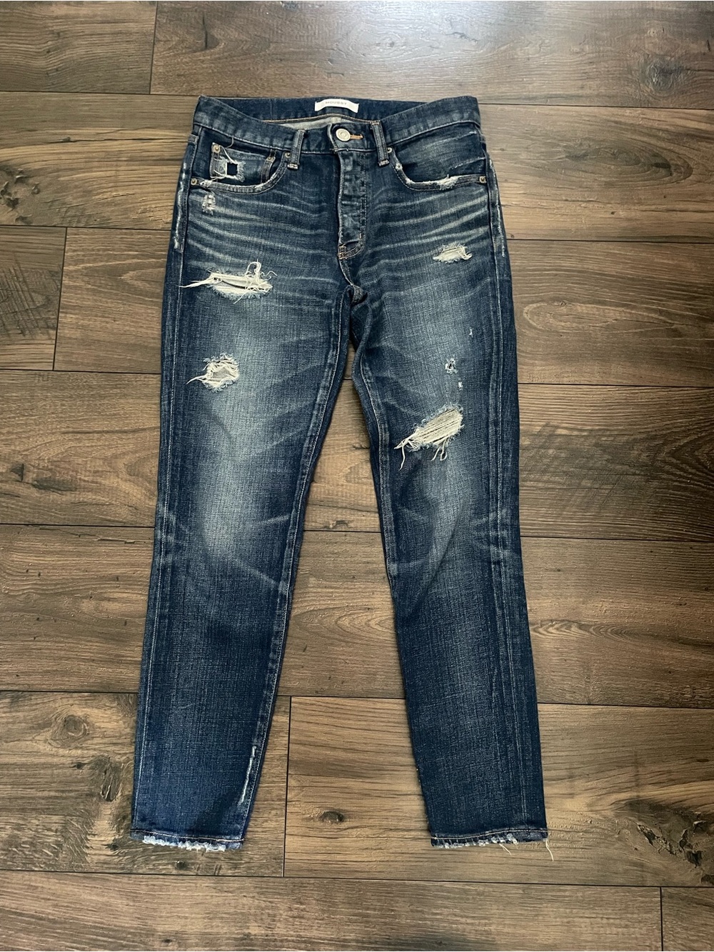 $360 Moussy Women's Distressed Denim Jeans 26